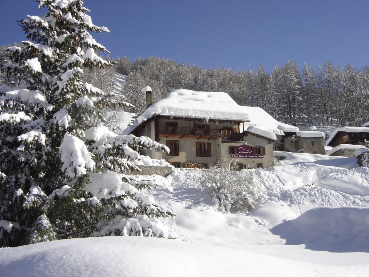 Vue hiver de l'Hôtel et Restaurant