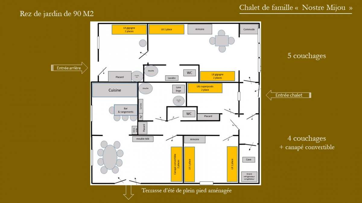 Appartement 9 personnes - Nostre Mijou