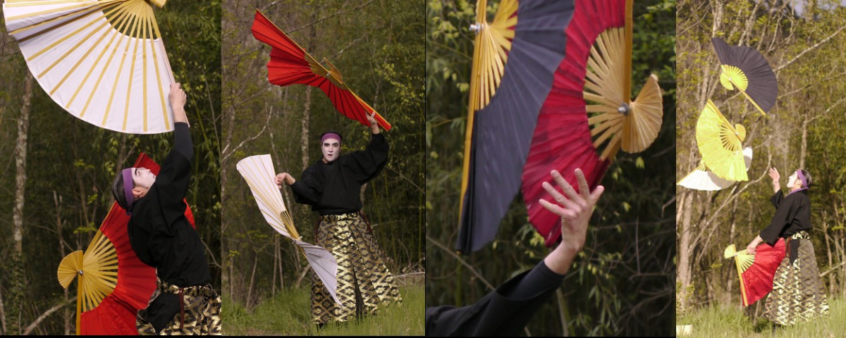 Maître éventail, les mains qui fleurissent - Shintai JonGlo Théâtre_Mont-Dauphin