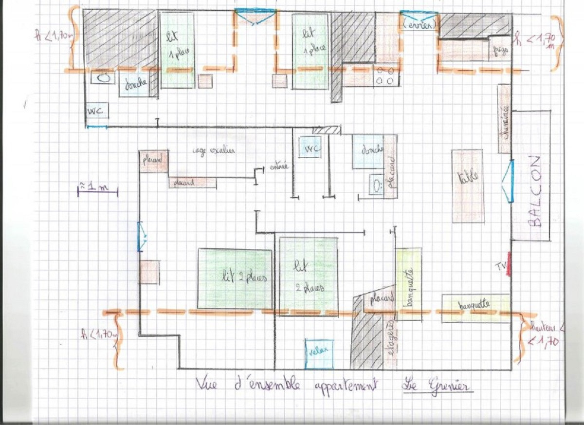 Appartement 6 personnes - Le Grenier Appartement 6 personnes - Le Grenier