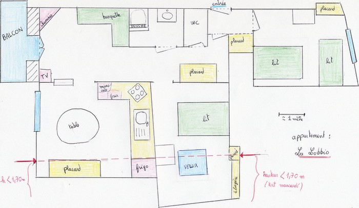 Appartement 5 personnes - La Lobbio Appartement 5 personnes - La Lobbio