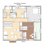 Appartement 8 personnes - Les Soldanelles Joubarbe