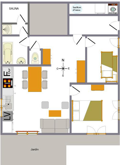 Appartement 4 personnes - La Tupa Appartement 4 personnes - La Tupa