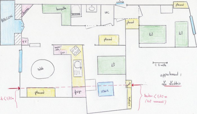 Appartement 5 personnes - La Lobbio Appartement 5 personnes - La Lobbio