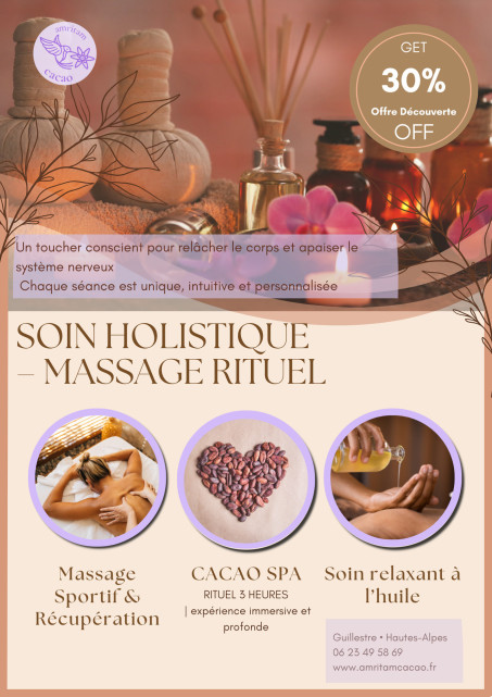 Cacao spa - rituel individuel et massage bien-être_Guillestre